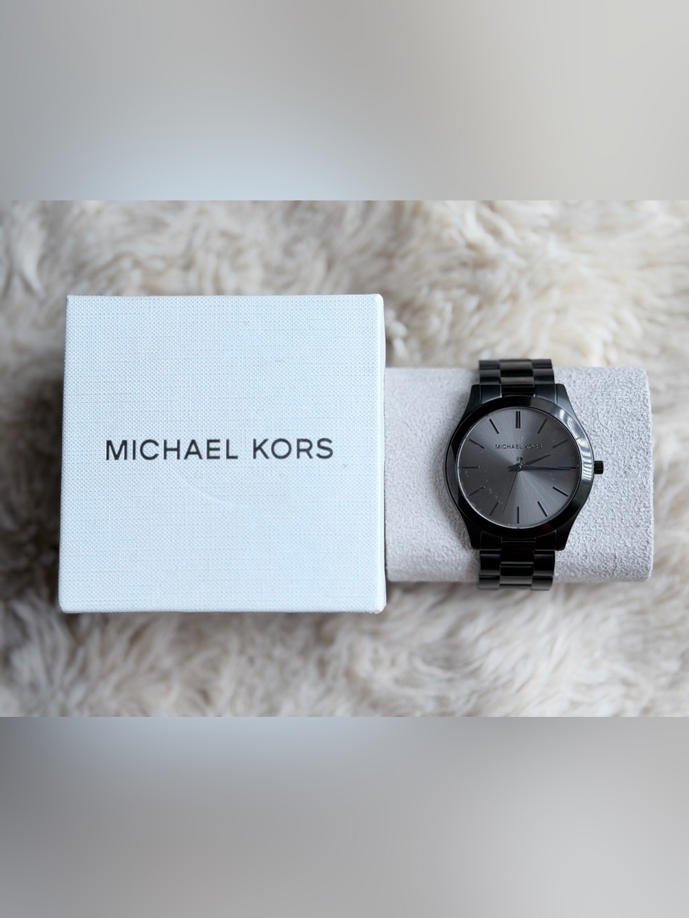 Michael Kors, Oversized Slim Runway, MK8507, Stainless Steel, Film Protected